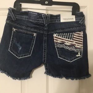 American Flag short shorts